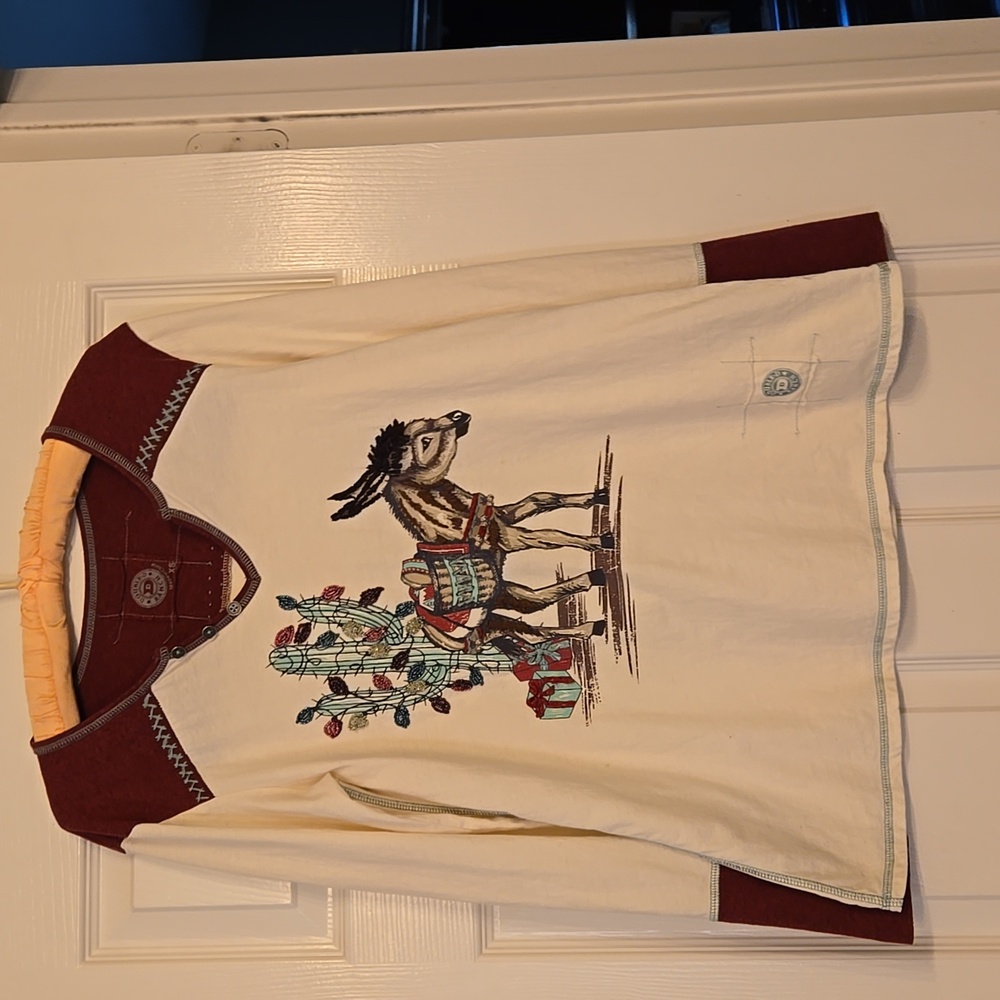 Double D Ranch Christmas Top